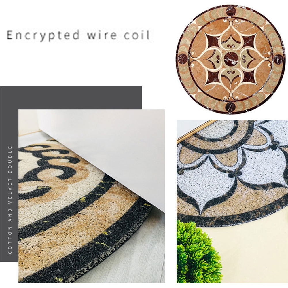 Marble Pattern Anti-slip Doormat Floor Mat Entrance Front Door Floor Rugs Family Home Decors