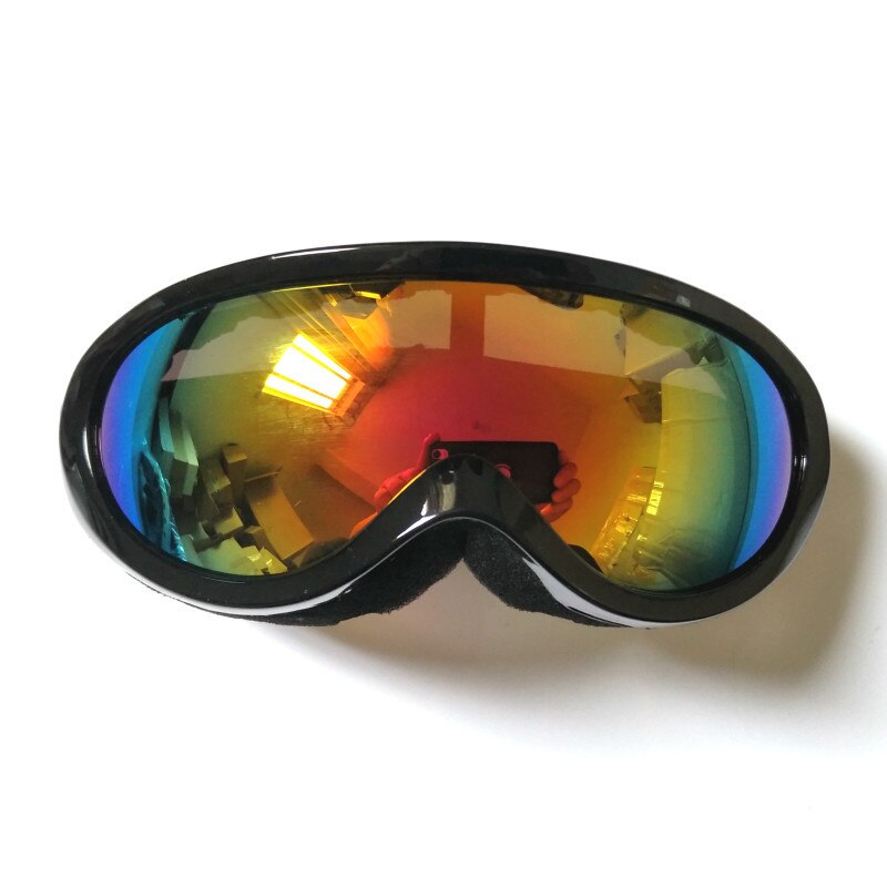 Crianças snowboard gafas óculos de esqui meninos meninas neve óculos de proteção snowboard máscara inverno óculos de neve: C