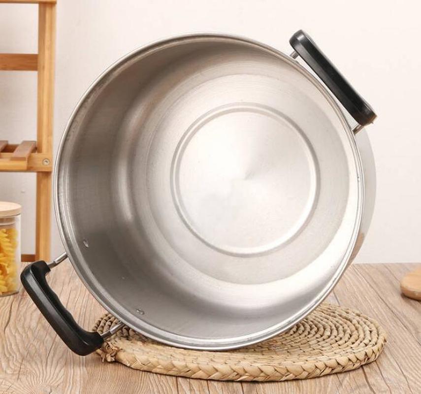 Melk Pot Roestvrij Staal Amerikaanse Soeppan Verdikking Grote Capaciteit Spill-Proof Huishoudelijke Kookpan Kokende Melk Pot Gas fornuis