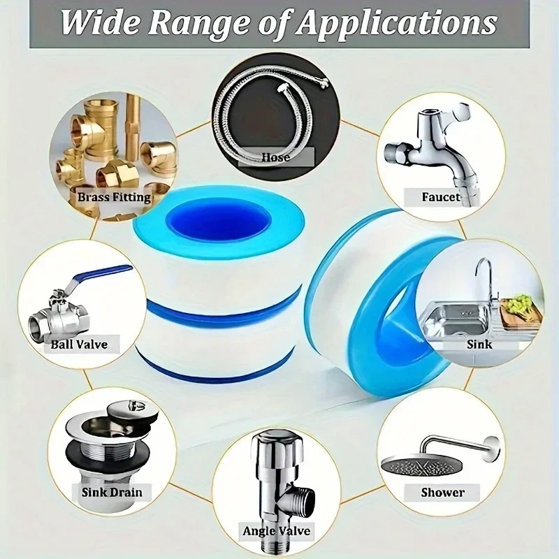 10/20/30 PCS Afdichtingstape Draadafdichting Waterdicht Lektape Duct Tape Sanitair Fitting Olievrije Reparatie Tool lijmen Afdichtmiddelen