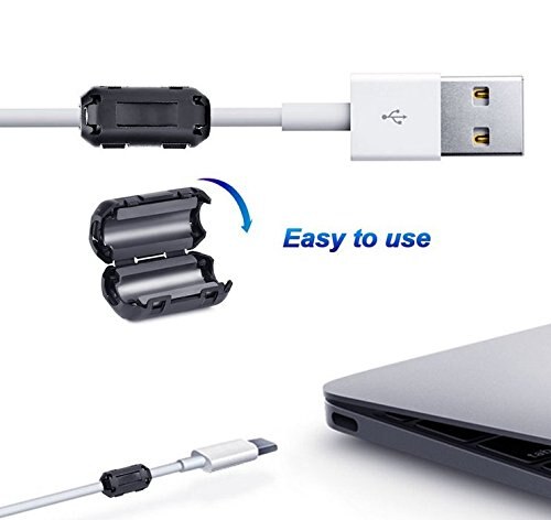 Snap Op Ferrietkern Koord Ring Rfi Emi Noise Filter Suppressor Kabel Clip Voor 3.5Mm/5Mm/7Mm/9Mm/13Mm Diameter Kabel