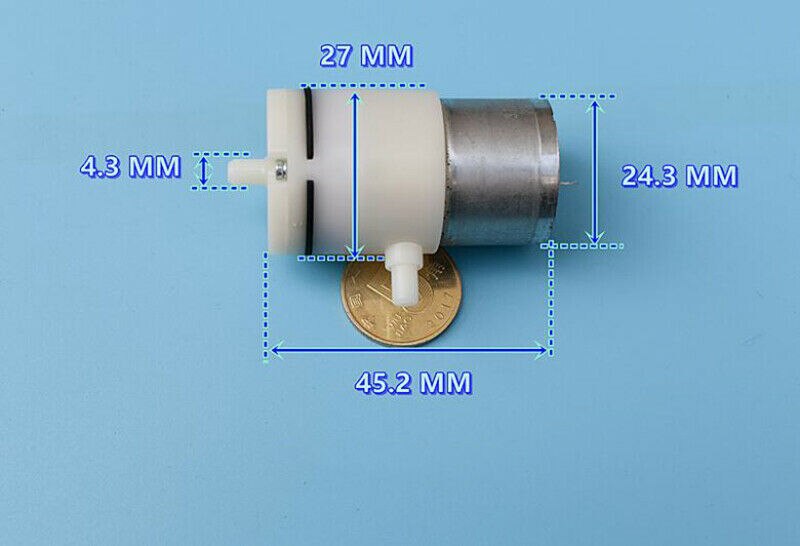 Micro Mini 310 motor Vacuum Air Pressure Pump DC 3V-3.7V Self-priming Suction Pump