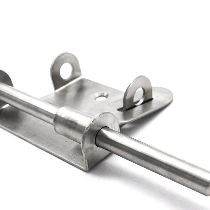 Stainless Steel Security Door Lever Action Latch Slide Bolt Home Anti-theft Lock