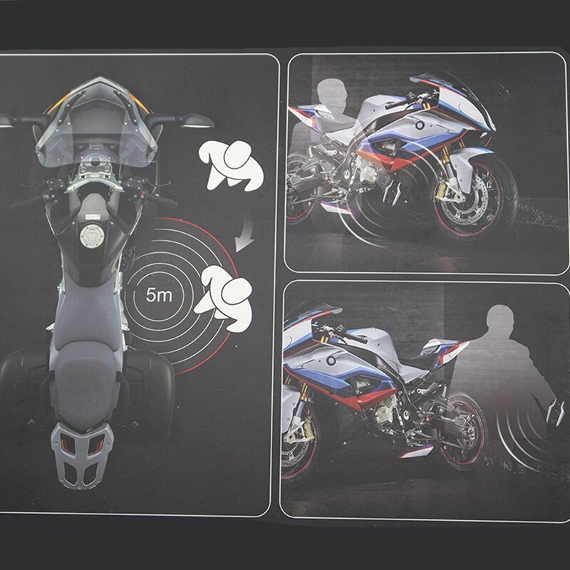 12v motorfiets anti-diefstal tweeweg alarm met automatische vergrendeling om een sleutel te ontgrendelen om de vlamdovende functie te starten om de motor te beschermen