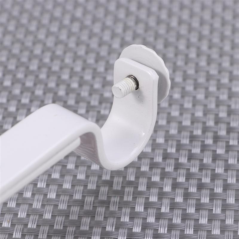 2 stk 18-22mm justerbar dobbelt gardinstang beslag holder gardin draperi stang beslag romersk gardin skinne beslag holder