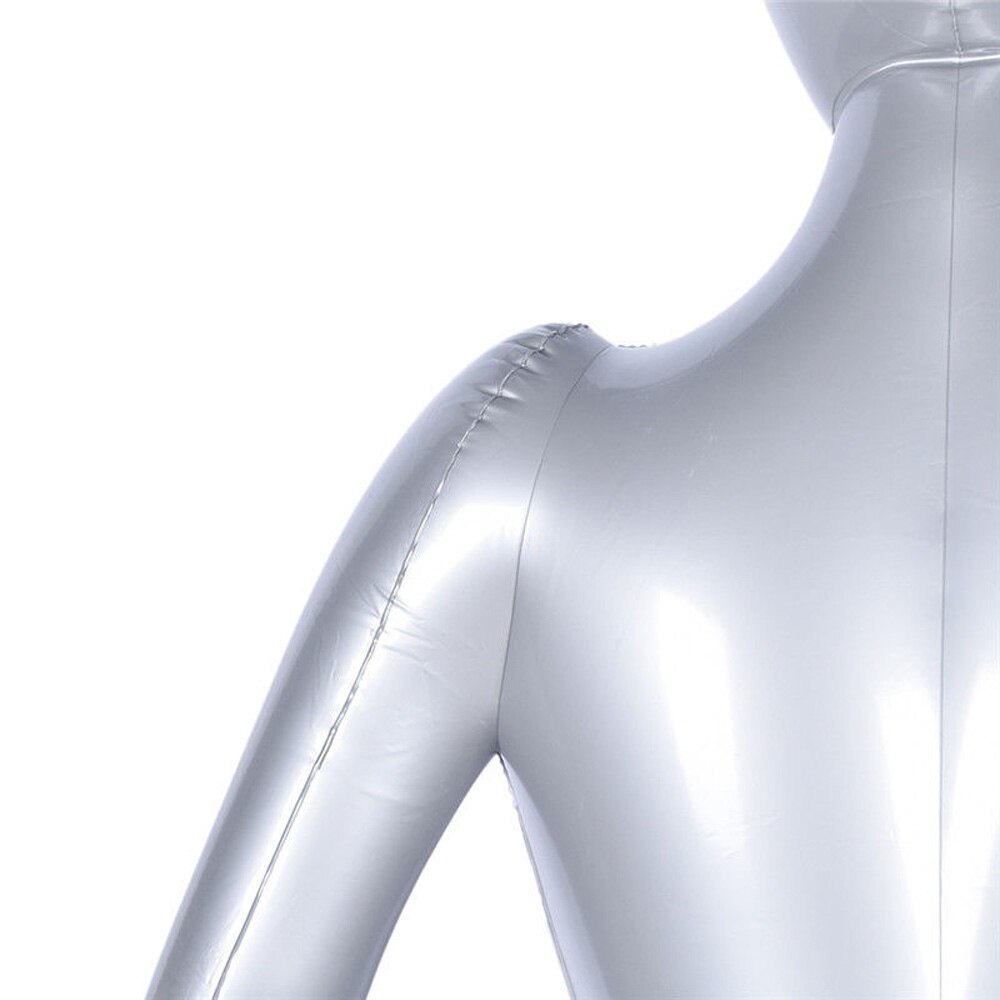 Oppustelig kvinde/kvinder model fuldkropstøj display mannequin dummy model vinduesdisplay rekvisitter 170cm