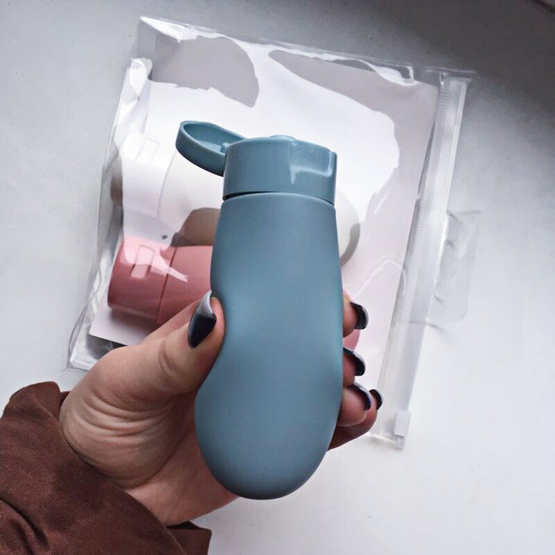 3 stk 60ml tom opbevaringsbeholder essens lotion shampoo shower gel bærbar genopfyldelig flaske rejsesæt kosmetik botella kit