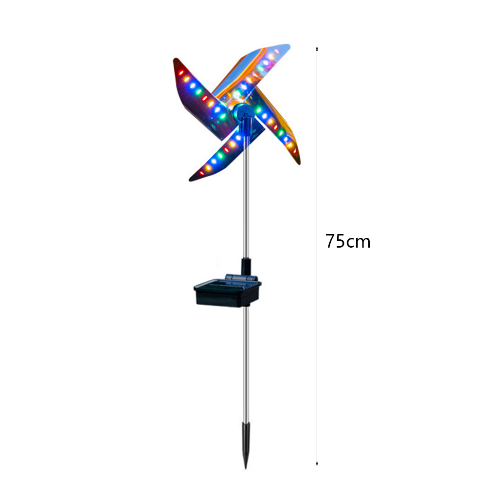 LED Spot Light Garden Path Landscape Lights Ground Light Outdoor Decorative Windmill Waterproof Night Light: 2 PCS