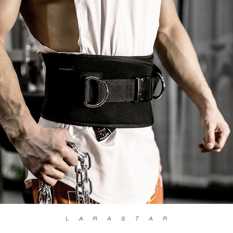 Maxairms Weight Lifting Belt with Chain Dipping Belt For Pull Up Chin Up Barbell increas strength Fitness Bodybuilding Gym Belt