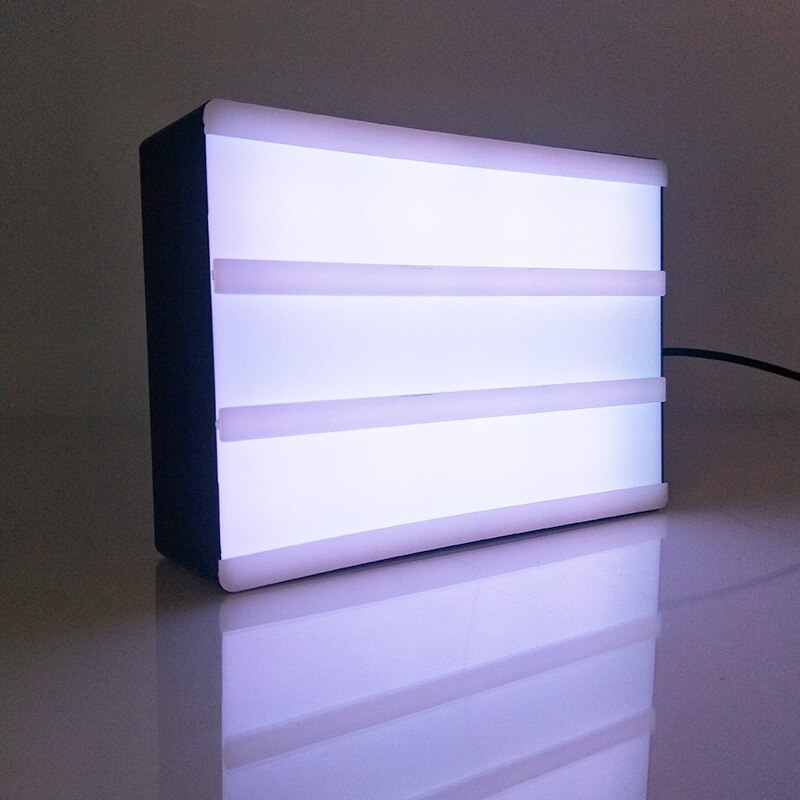 Caja de luz LED para Cine A6 con Combinación libre para manualidades, caja de luz con letras para decoración interior, caja de luz pequeña: Default Title