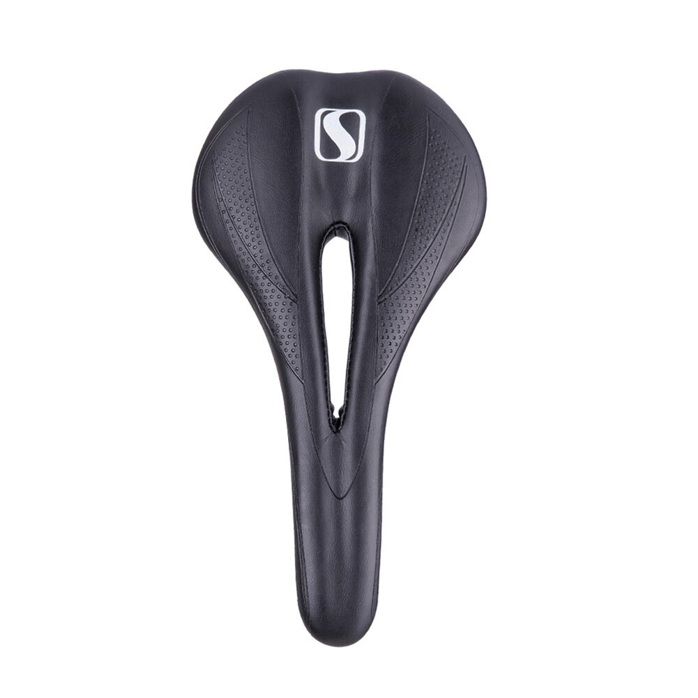 Universal Bike Seat Shock Absorption Ergonomics Bike Saddle Men Women for MTB Road Bikes comfort bike seat bicycle seat: Black