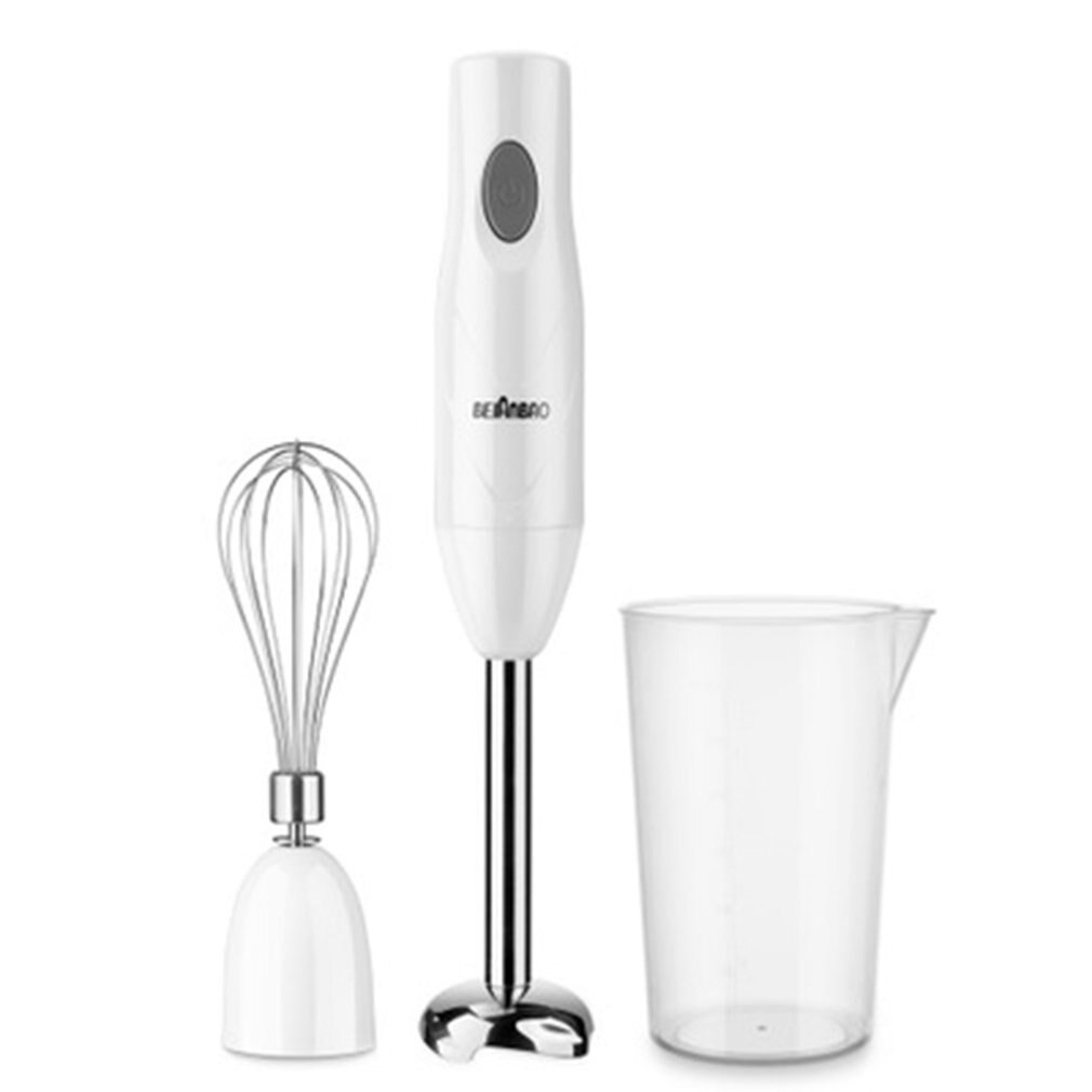 4 in 1 rostfritt stål manuell nedsänkning mixer grönsaksblandare köttkvarn 500ml kvarn mixer 800ml smoothie kopp: Armégrön