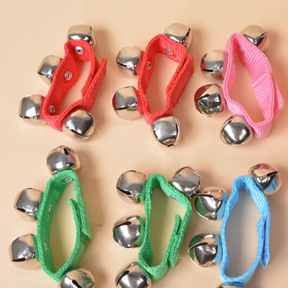 Baby Infant Kids Hand Wrist Bell Ring Rattle Education Musical Bracelet Toy