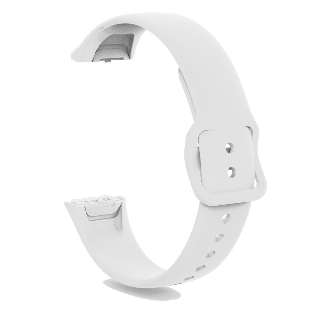 Ersättningsarmband bandrem för samsung galaxy fit sm -r370 armband smart watch  #t2: Vit
