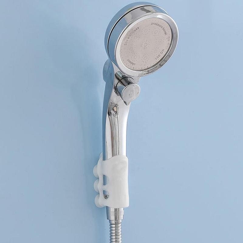 1 st. douchekophouder herbruikbaar duurzaam zuignap montage rek standaard muurbeugel douche voor badkamer badkamer  p0 j 3