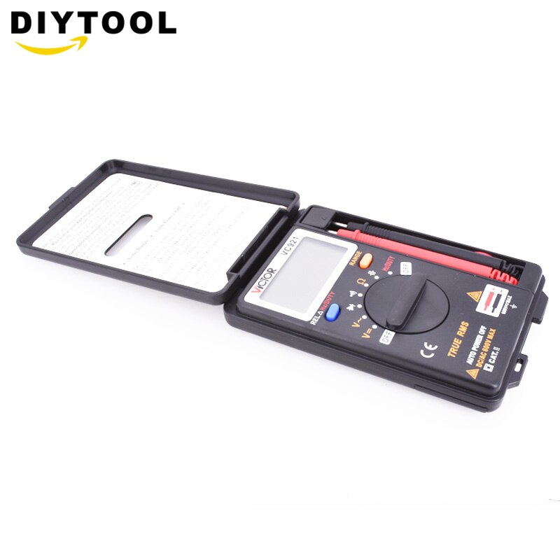 Digital multimeter victor  vc921 dmm integreret multimetro multimeter personlig håndholdt lomme mini digital multimeter