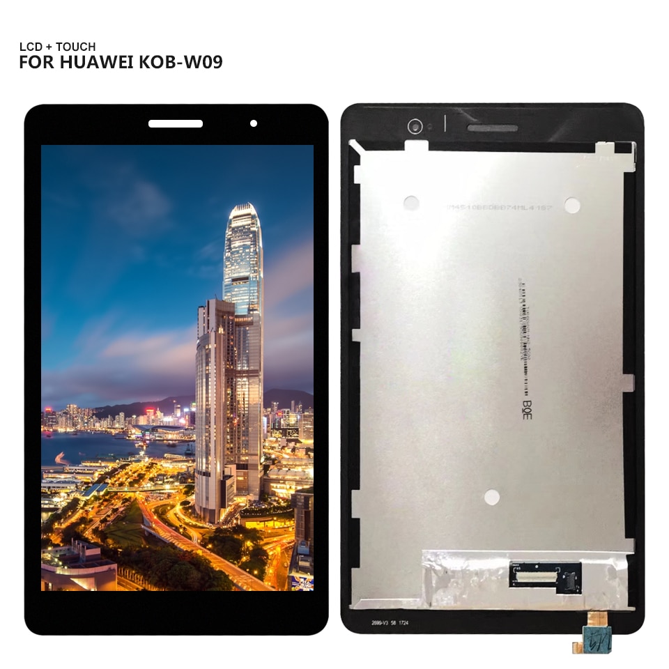 8 pulgadas LCD para Huawei MediaPad T3 8 KOB-L09 KOB-W09 Panel de visualización LCD Combo pantalla táctil Sensor de vidrio montaje herramientas gratis