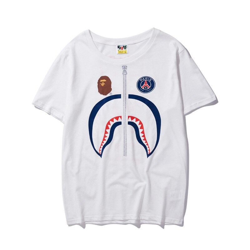 En badende abe t-shirt sommer japansk kortærmet t-shirt trendy mærke herre t-shirts: Beige / L