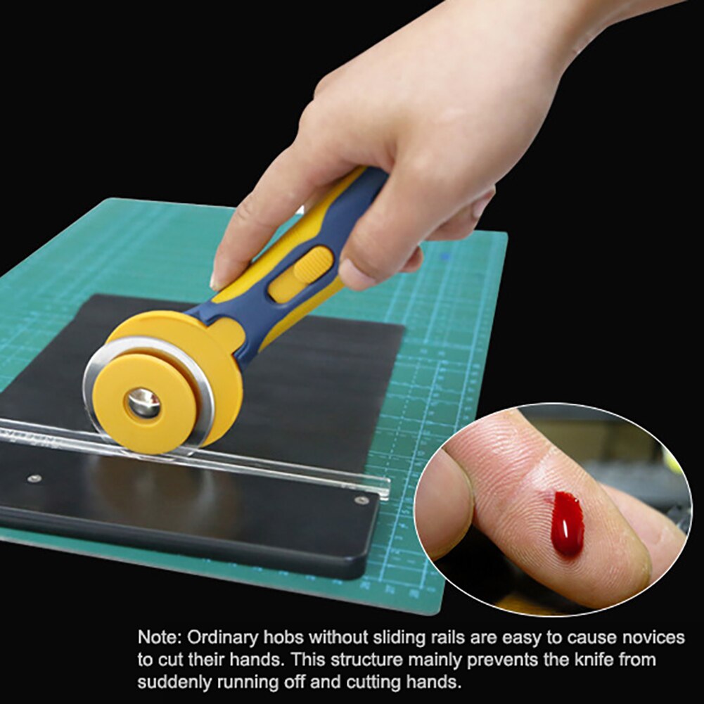 60mm Circular Rotary Cutter Knife for Patchwork Sewing Fabric Cutting Leather Flat Rubber Bands Round Hob Cutting