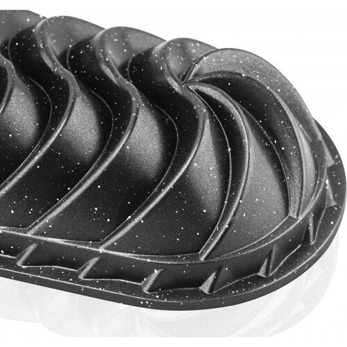 Le téflon noir de moule de gâteau de bâti de bâton en aluminium de granit l'adhérence ne fait pas 34*15-taille Durable moule de gâteau