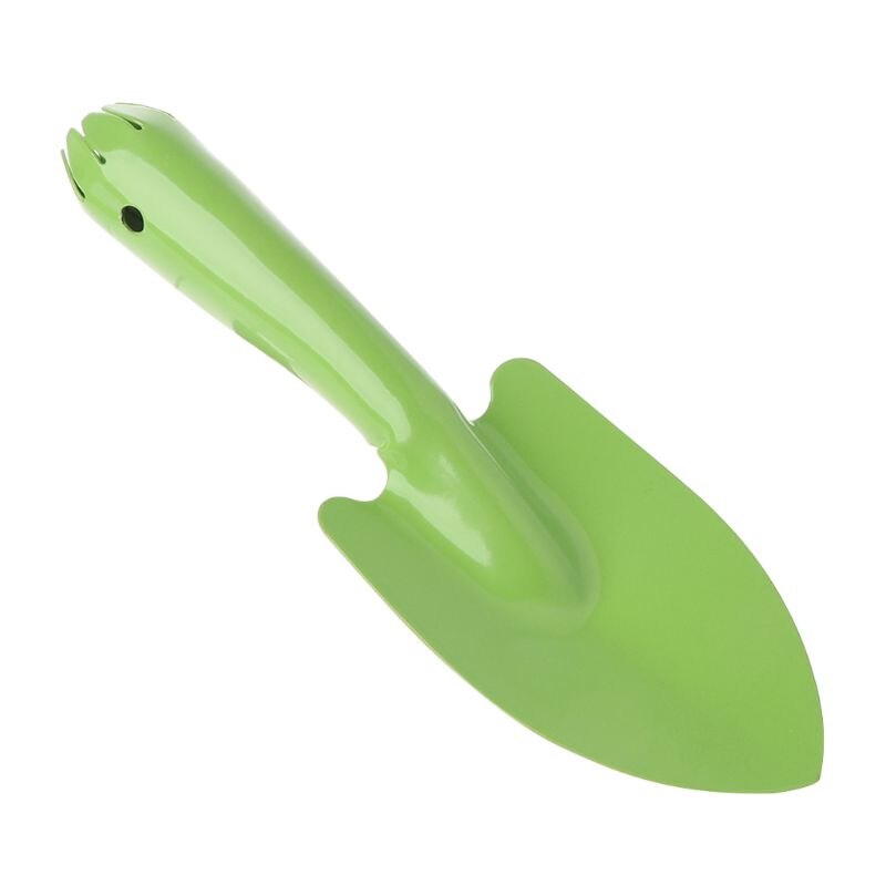 Mini trädgård handverktyg växt trädgårdsskötsel spade metall trädgård hand spade blomma jord plantering barn spade verktyg  j0pd: Grön