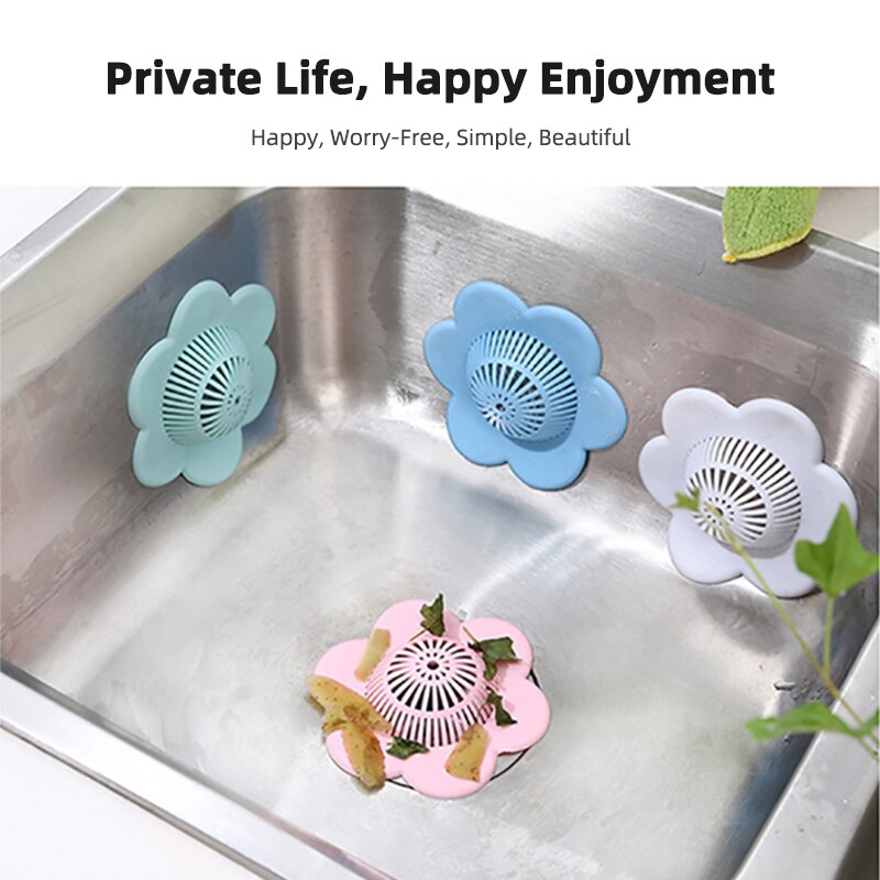 Leak Net Home Floor Drain Kitchen Sink Slag Anti-blocking Kitchen Sink Filter Bathroom Floor Drain Slag Cleaner Food Slag