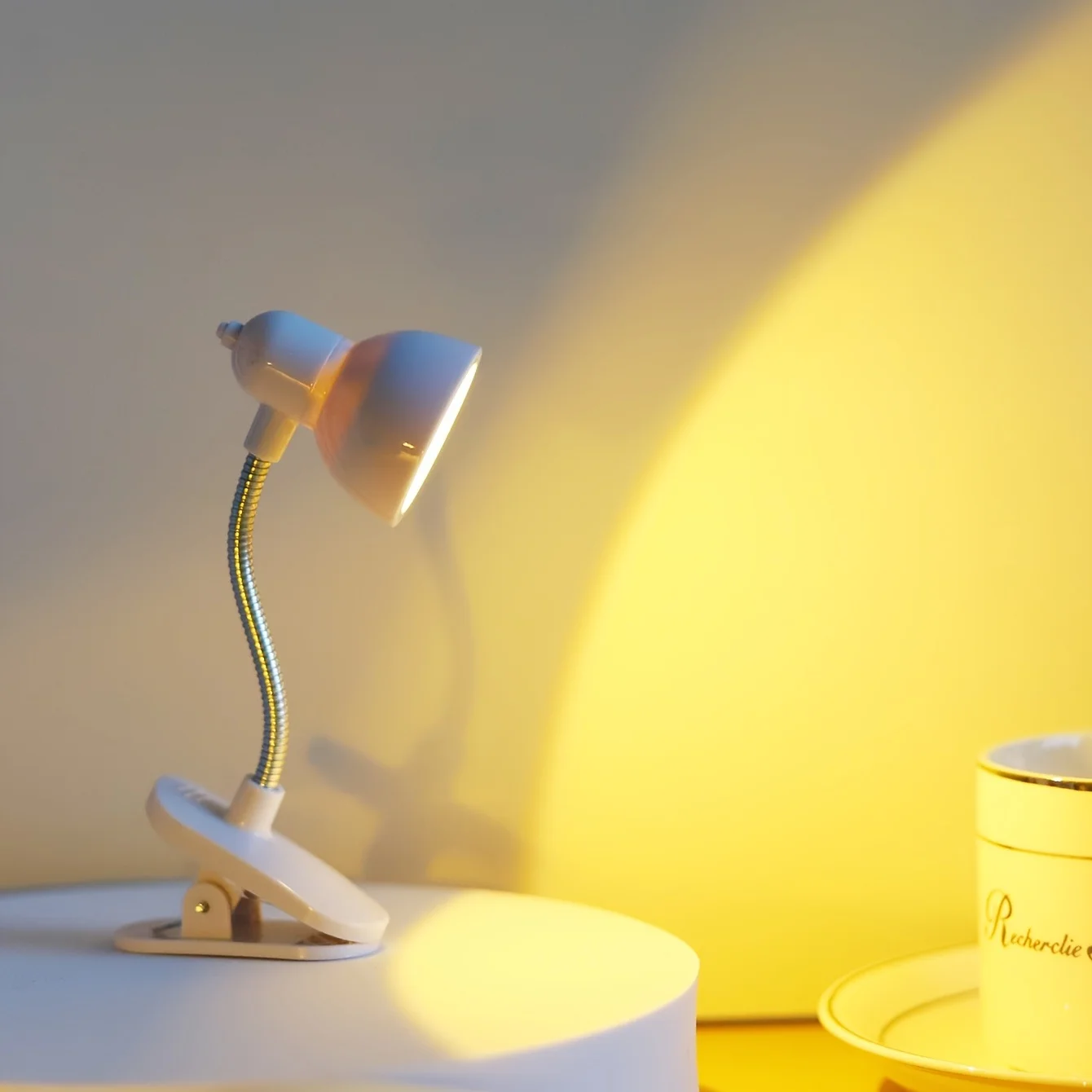 Tragbare LED-Lampe, Mini-Leselampen, augenfreundliche, augenschonende Leseleuchte zum Aufstecken für Bücher, Lesen im Bett, Schreibtischzubehör