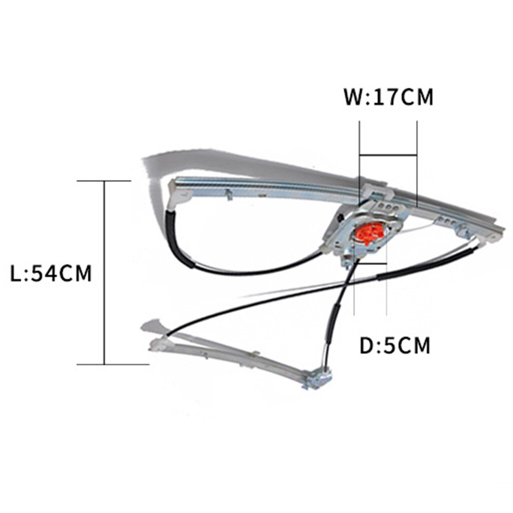 Genuine OEM-Power Window Regulator Front PASSENGER Side For MK2 II 01-07,Fits 4/5 DOORS