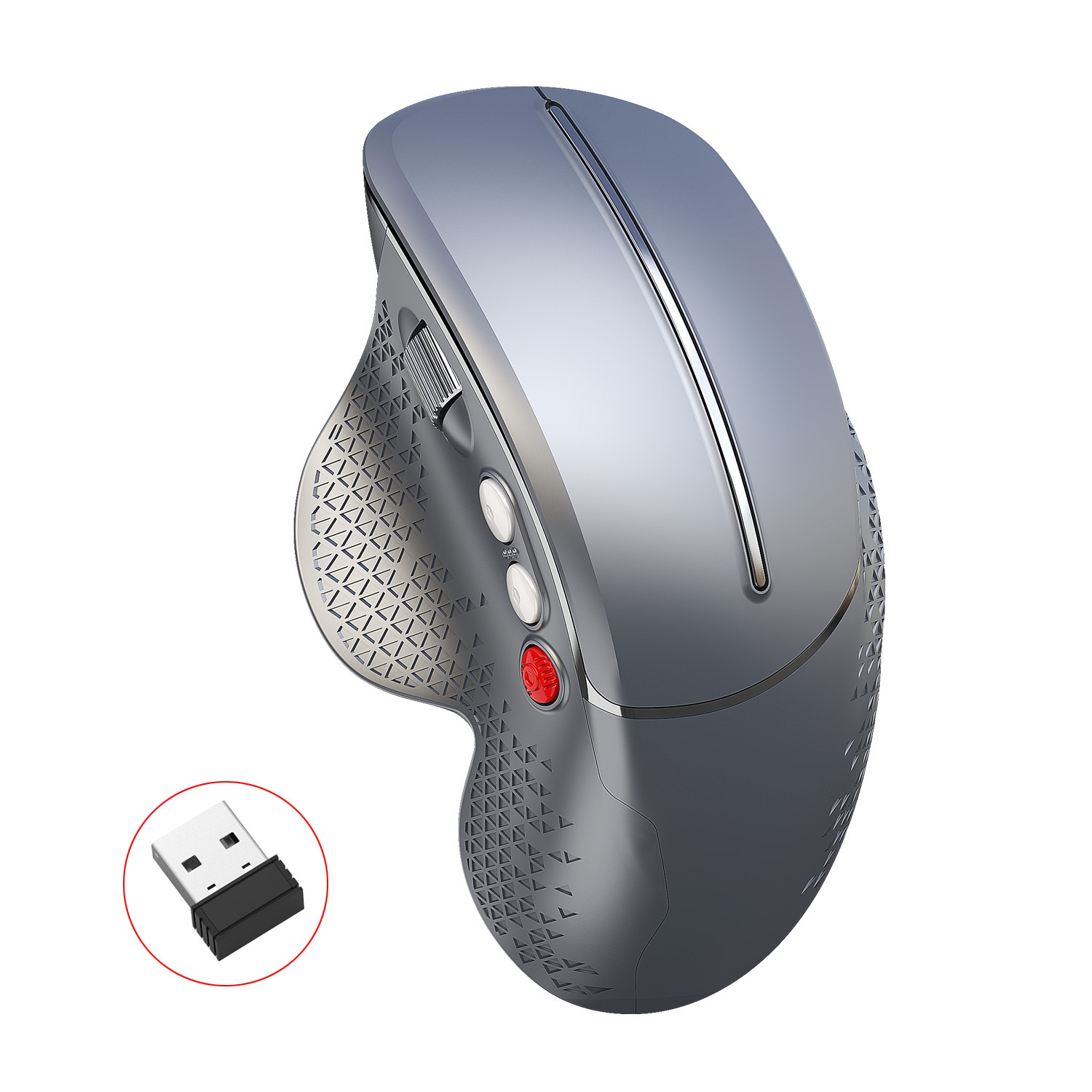 Ergonomic Vertical Mouse 2.4G Wireless Mouse With Unique Grip for PC Laptop Office