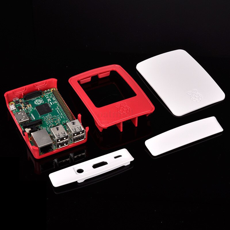 Raspberry Pi 3 / 3 B + Case Officiële Abs Case Voor Pi 3B 3 Model B + Plus