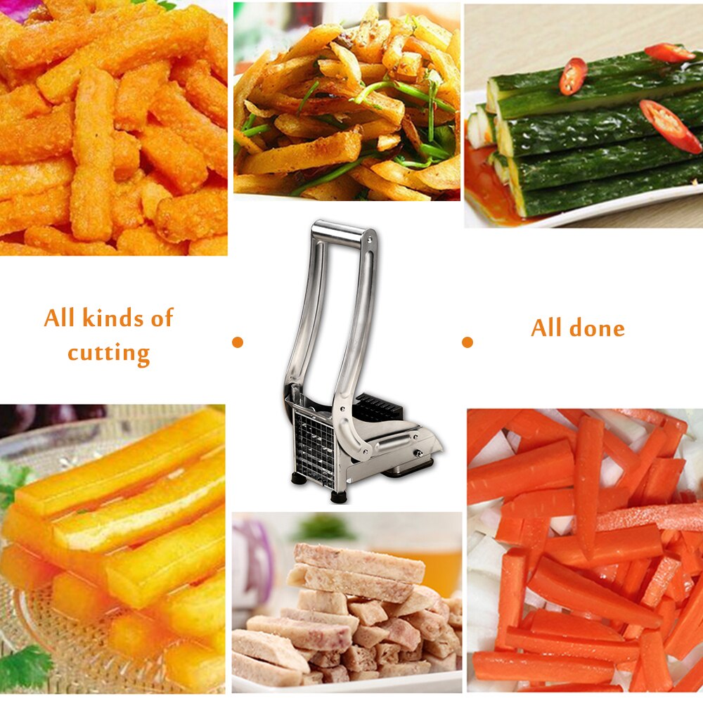 Kartoffel Schneiden Maschine Edelstahl Hause Französisch Frites Kartoffel Chips Gurke Schneidemaschine, Der Werkzeug Für Obst Gemüse