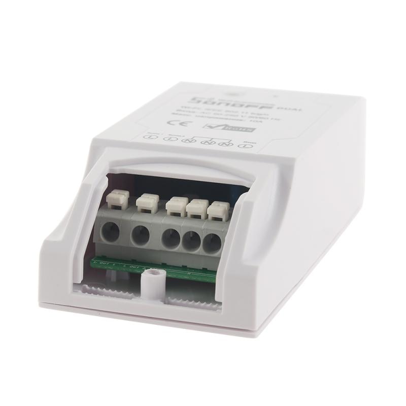 10Pcs Sonoff Dual R2 Wifi Draadloze Smart Home Automation Switch Module Voor Sonoff Dual Itead Duurzaam