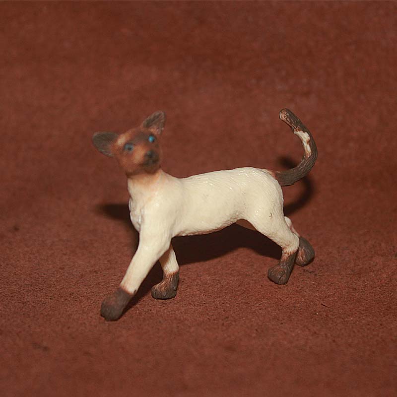 Simulation Pet Kleine Tier Katzen Modell Nette Mini Ägyptischen Mau Türkische Angora Abyssinian Miniaturen Action Figur Figuren Spielzeug: G
