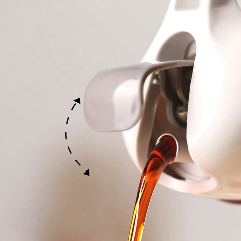 Glas Olieman Olie Opslagtank Keuken Huishoudelijke Automatische Openen En Sluiten Grote Capaciteit Olie Tank Olie Fles