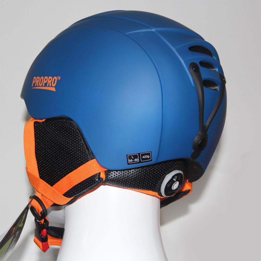 Unisex Adult Skiing Helmet Integrated Anti-collision Lightweight Warm Breathable Outdoor Sports Ski Helmet M-L 54-60 CM