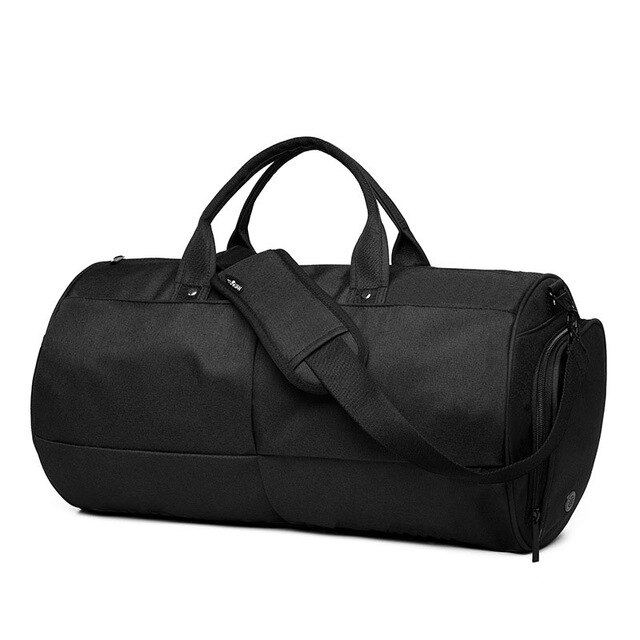 35L hommes multifonction sac de voyage cabine bagages hommes sacs de voyage grande capacité noir gris sac à dos toile décontracté sac de sport: C