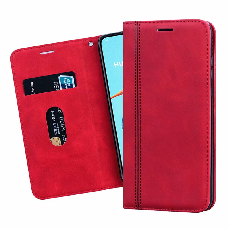 Business Case For Hauwei P30 lite Magnetic Phone Holster on Huawei P30Lite Light MAR-LX1A Leather Cover for Huawei P30 lite etui