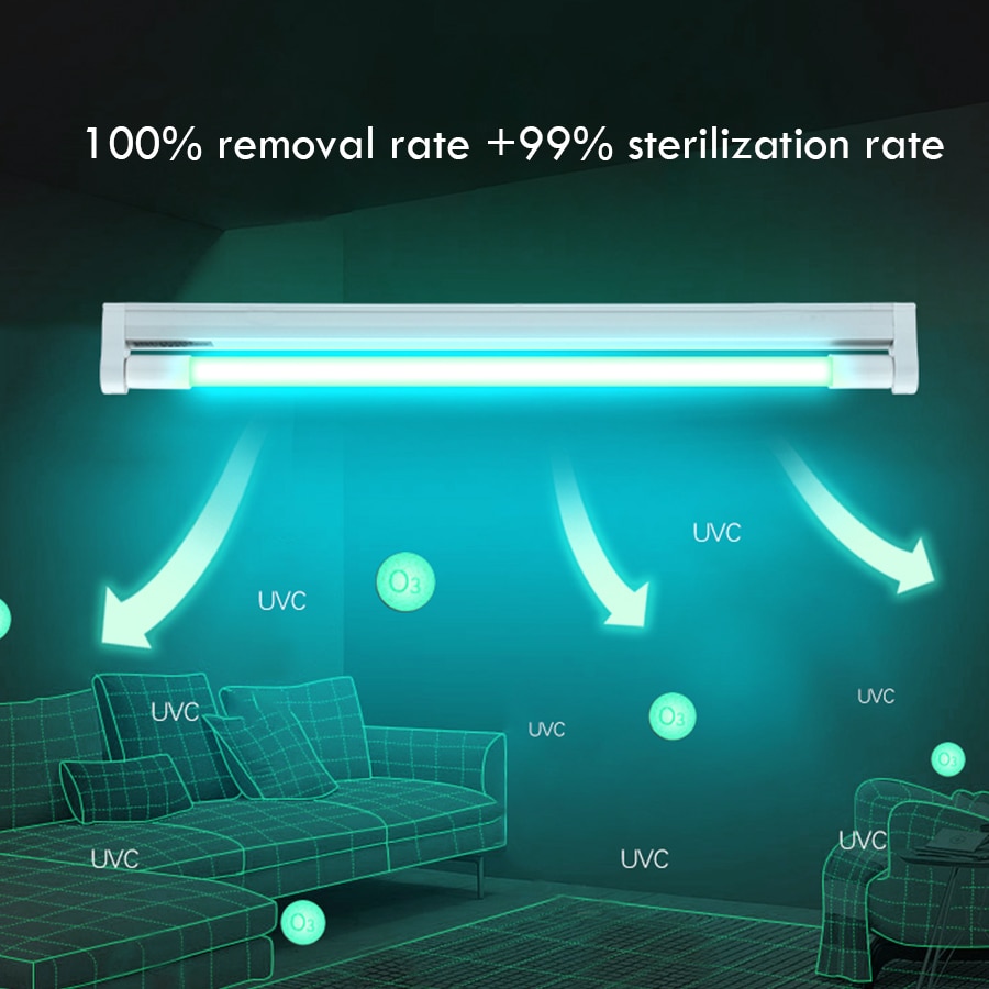 T5 Uv Sterilisator Uvc Lamp 6W 8W Uvc Led Desinfectie Licht Buis Uv Sterilisator T5 Gloeilamp Ozon desinfectie