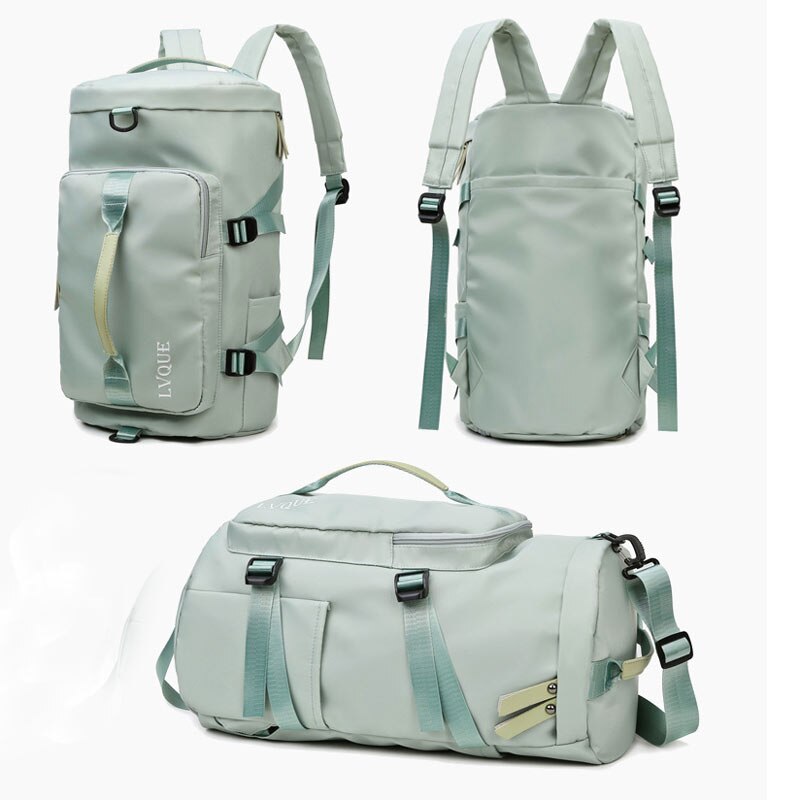 Sac à dos de voyage, sac de voyage en plein air avec compartiment à chaussures, sac à livres pour ordinateur portable, sac de Sport pour le week-end et le jour: lt green