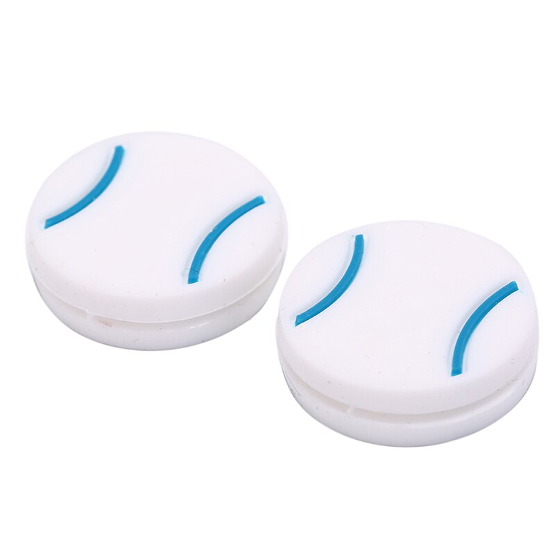 1 Uds amortiguador de Raqueta de Tenis amortiguador para reducir los Tenis vibración de Raqueta amortiguadores Raqueta Tenis Pro brazalete personal: white