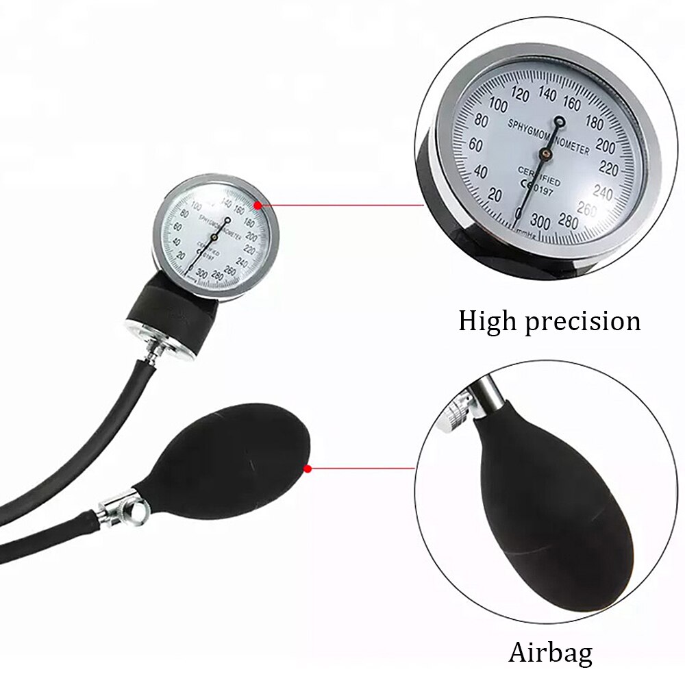 Manual Blood Pressure Monitor Diastolic Sphygmomanometer Blood Pressure Hand Wrist Sphygmomanomete Cuff Home Health Monitor