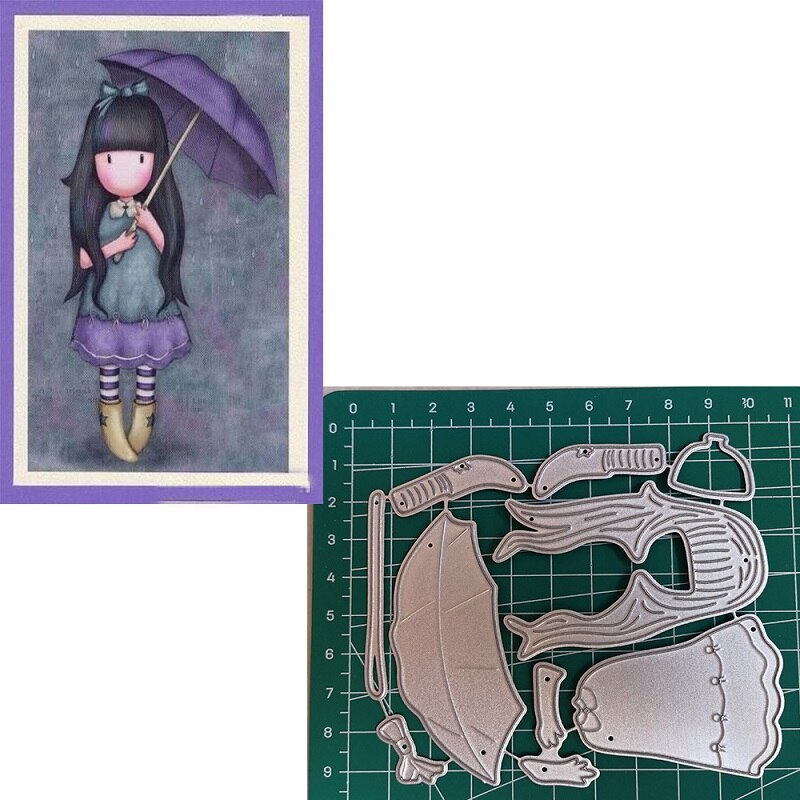 Craft Paper Dies Cut For Card Making Spain Girl Doll Diy Scrapbooking Dies Metal Embossing Nouveau Arrivage 30: 55