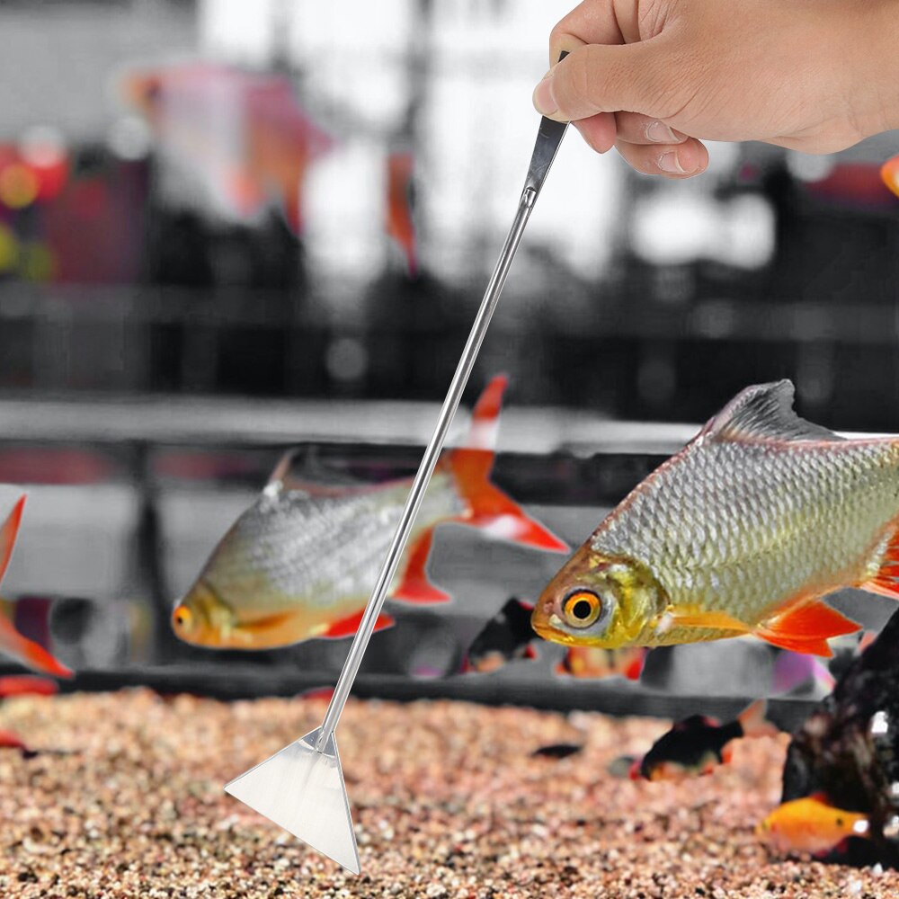 Aquarium Live Plant Fish Tank Tools Set Scissors Tweezers Gravel Leveler Stainless Steel Tools For Live Plants Grass Kit