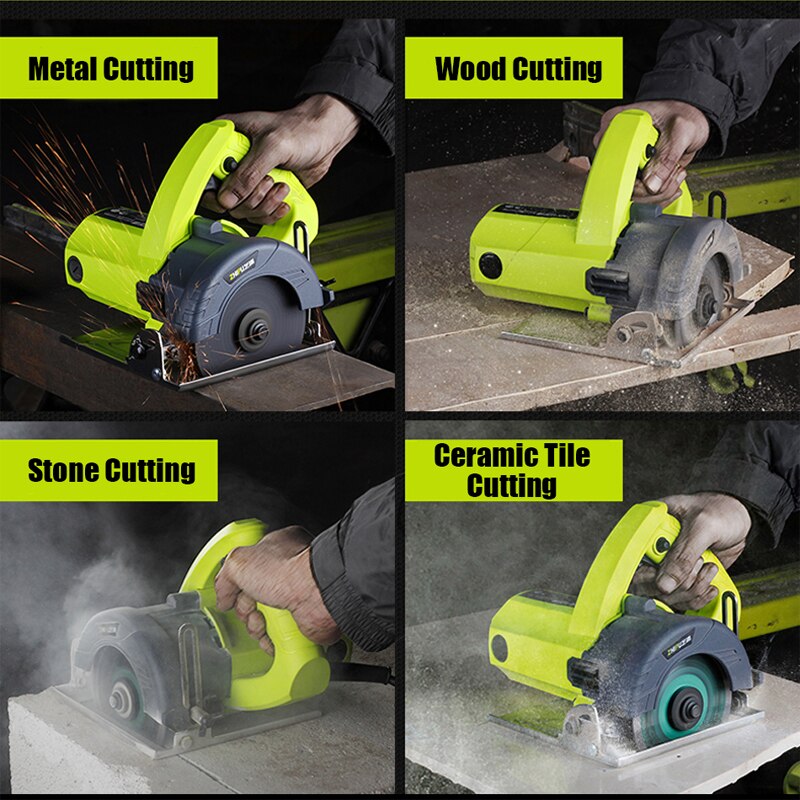 Hand-held Electric Small Wood Cutting Machine High Power Stone Tile Slotting Machine Multi-function Electric Wood Meta