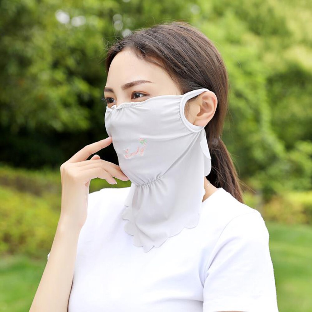 draussen Sport Frauen Maske Sonne UV Schutz Ultra Dünne Sommer Sonnencreme Volle Gesicht Maske: 6