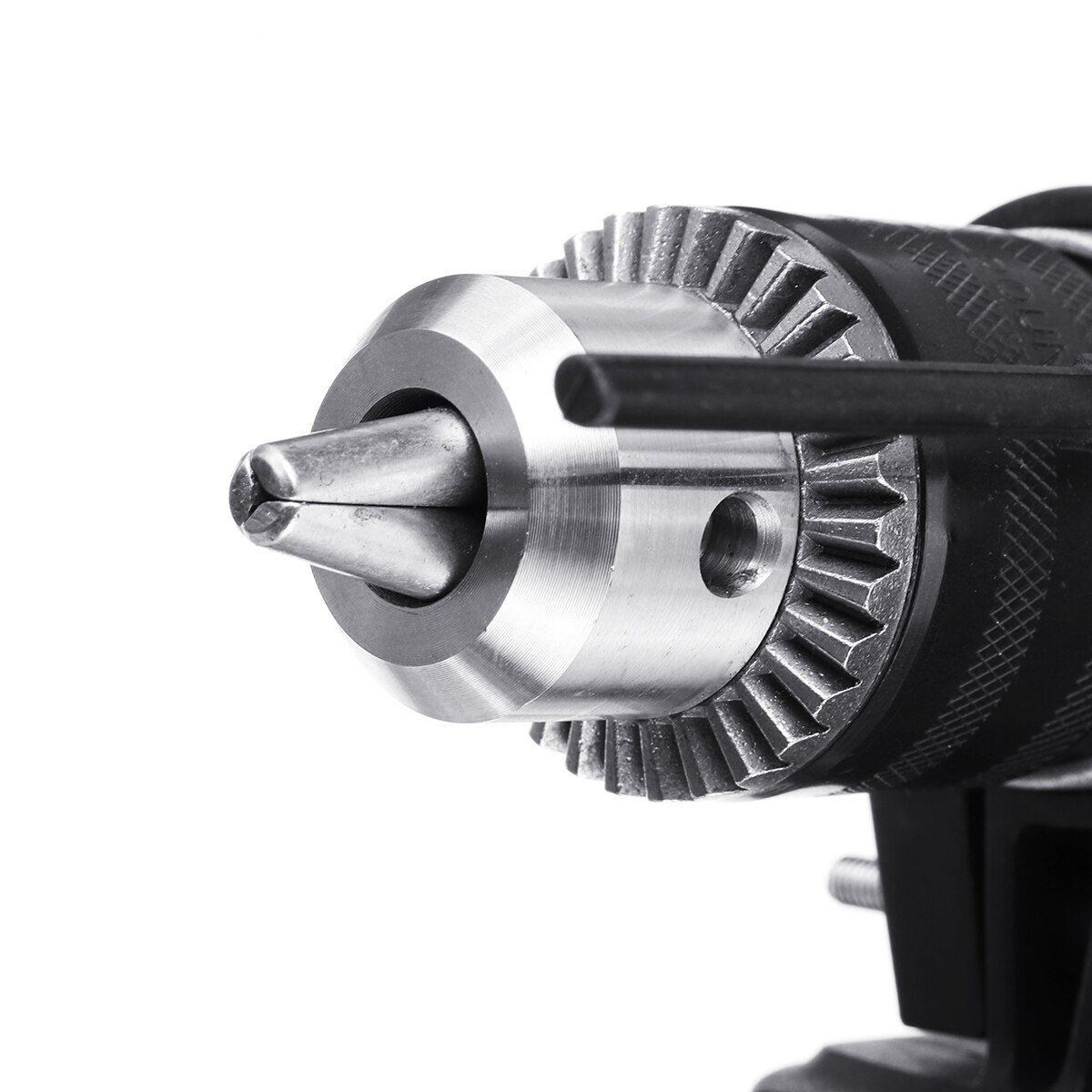 1980W 3800rpm 220V Electric Impact Drill Kit Handheld Flat Drill Rotary Hammer Multifunction + Scale Wrench Handle Bar