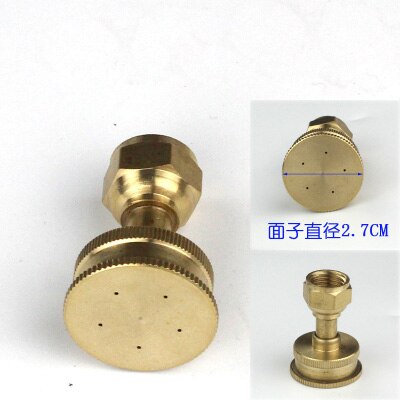 NuoNuoWell-boquilla de pulverizador de latón M14 * 1,5, protección de plantas, suministros de máquinas de lucha, accesorios de herramientas de riego agrícola: 5HOLE STRAIGHT