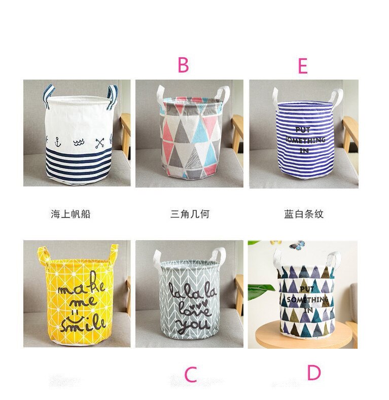 Storage Baskets Foldable MutiColors Storage Bin Closet Toy Box Container Organizer Fabric Basket Clothing Quilt Home Storage FD