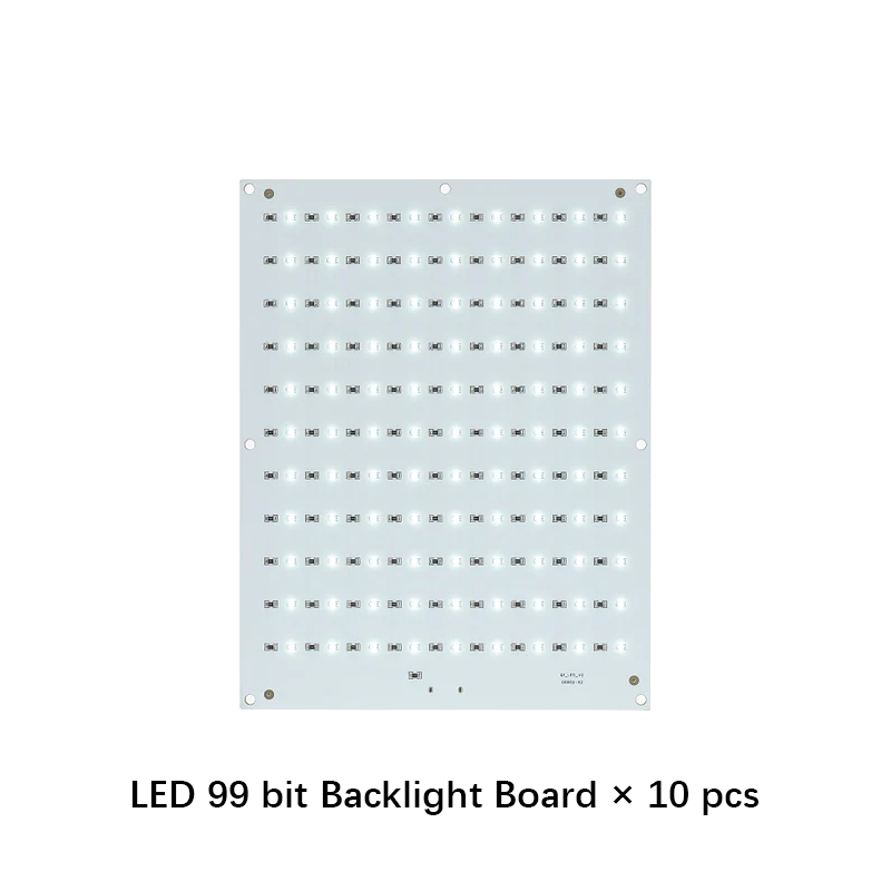 10 stks Bambu CMYK LED Backlight Board 99 bit leds usb c aangedreven FAZ007 lithephane led backlight board: Default Title