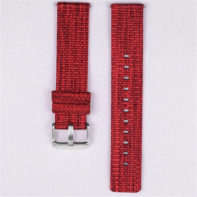 Pulseira de pulseira de lona de luxo para xiaomi huami amazfit gts relógio inteligente banda pulseira esporte substituição para largura 20mm: C